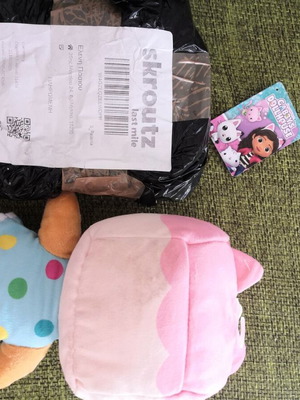 Gabby's Dollhouse Baby Box Cat plush 25cm like new