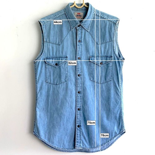 Levi's Jeans sleeveless shirt vintage 1990s medium like new