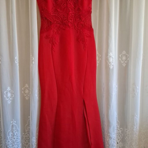Lipsy London red formal dress with…