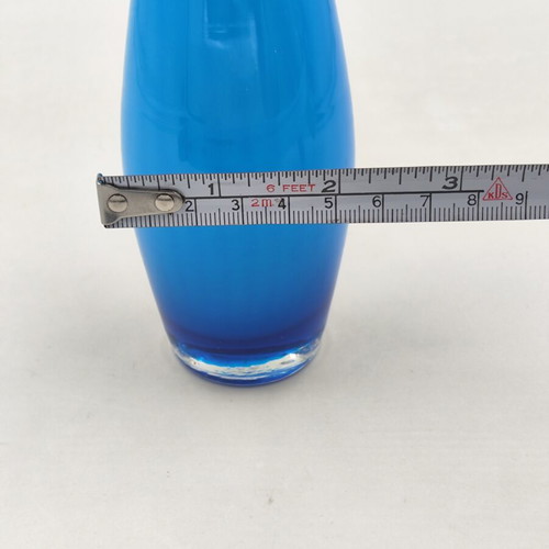 Blue Opaline Vase used