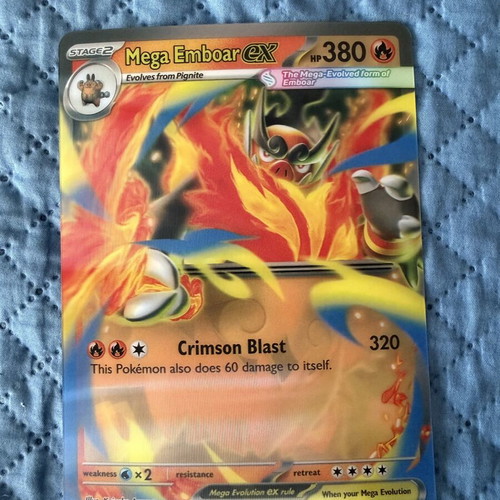 Mega Emboar 035 Jumbo Card new, promo
