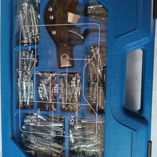 Kompernass KH 3291 drywall gun set with metal anchors and 187 screws new