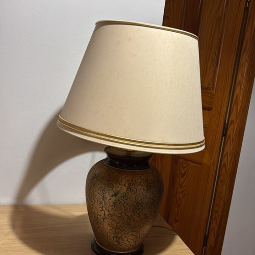 Vintage mid-century ceramic table lamp Candicer