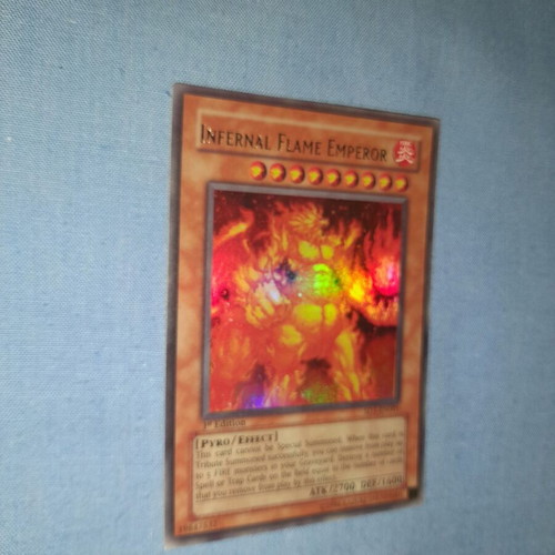 Yu-Gi-Oh! Infernal Flame Emperor κάρτα καινούργια, 1η Έκδοση