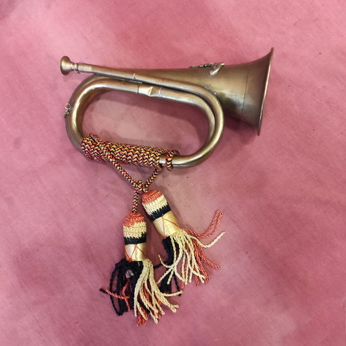 British artillery bugle from WWI and WWII, like new