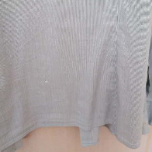 Trussardi shirt size L like new, white and blue