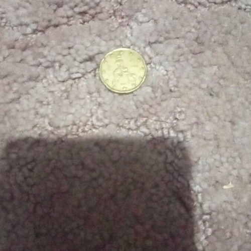 20 euro cent coin Italy 2002 used, slightly rare