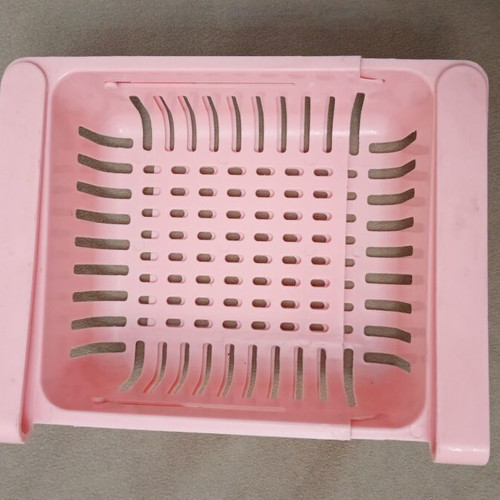 Plastic folding basket for fridge shelf new