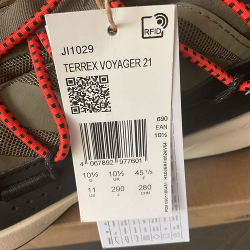 Adidas Terrex Voyager 21 sports shoes, size 45 1/3, multicolor