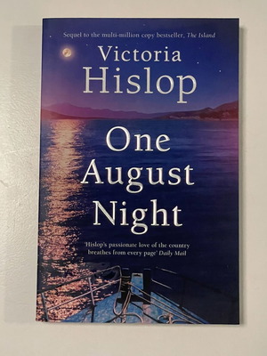 One August Night by Victoria Hislop paperback like new