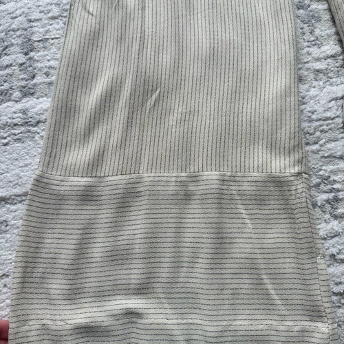 H&M striped pants like new, size 34, beige