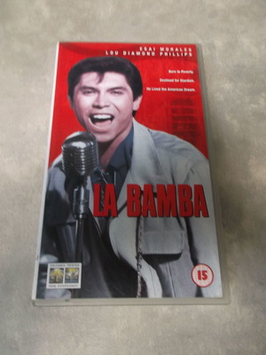 La Bamba VHS video cassette used, vintage collectible from 1990s