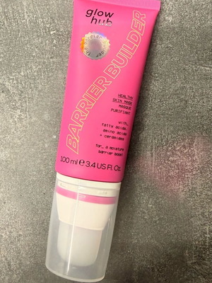 Glow Hub Barrier Builder hydrating face mask like new