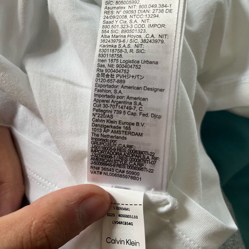Calvin T shirt new, size M, white