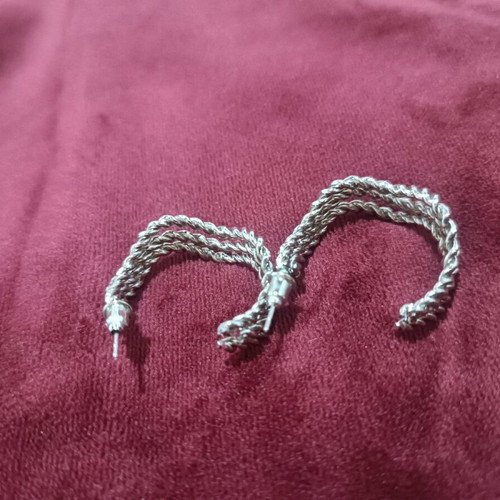 Silver earrings new