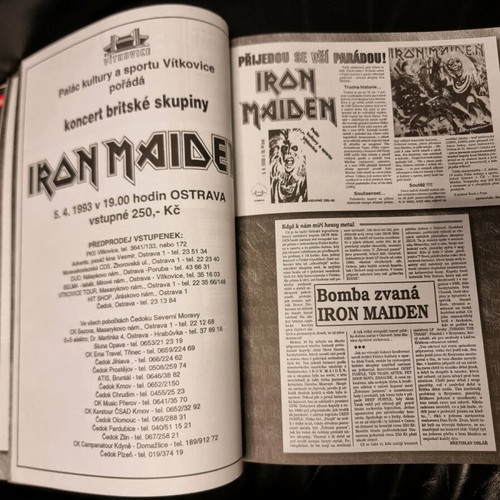 Iron Maiden Ed Factor magazine like new