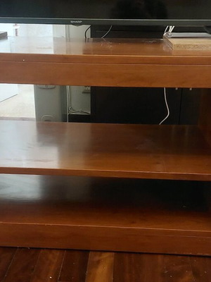 Vintage τραπέζι με ρόδες μεταχειρισμένο, 115x50 εκ