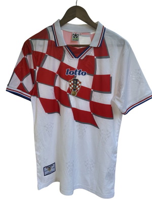 Vintage 90s Croatia Lotto Football Shirt μέγεθος M, σαν καινούργιο