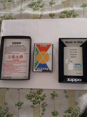 Zippo αυθεντικός αναπτήρας με σχεδιασμό στοιχείων, καινούργιος στη συσκευασία