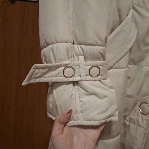 Kocca long beige jacket like new, size M