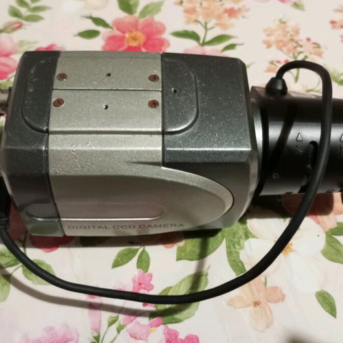CCTV CCD camera with Samsung 10-50mm CS mount lens used