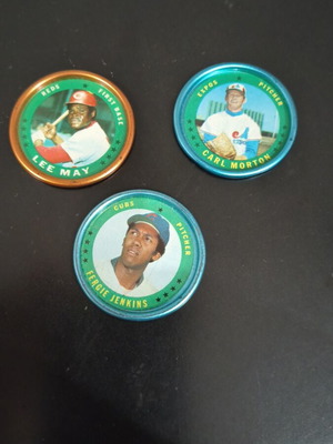 Vintage 1971 Topps baseball coins used, rare collectibles