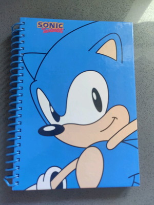 Sonic the Hedgehog notebook and notepad new set