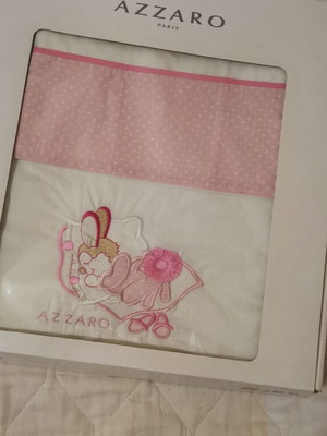 Azzaro branded crib sheet set new
