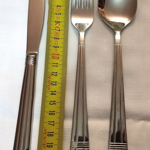 Elegant Lines cutlery set 52 pieces vintage stainless steel