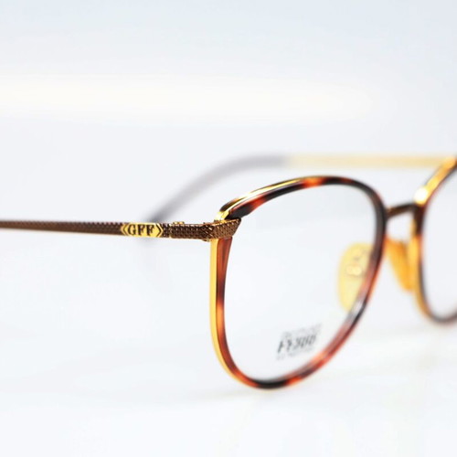Gianfranco Ferre GFF 124 Eyeglasses new, brown and gold