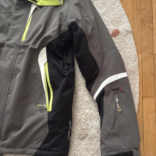 Etirel winter jacket new, size 46, grey and green