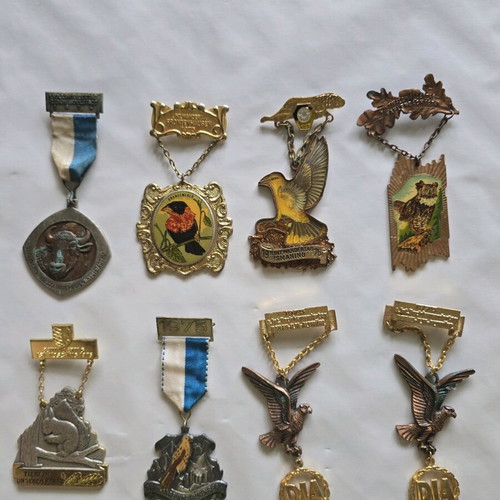 Hunting medals collection 50 years like new, 8 lot