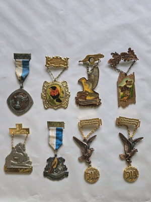 Hunting medals collection 50 years like new, 8 lot