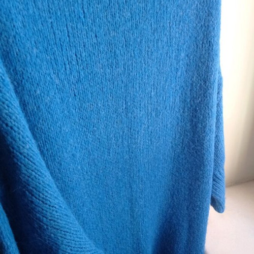 Knitted sweater dress intense blue, like new
