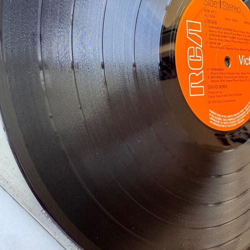 David Bowie Lodger LP used, 1st UK gatefold 1979