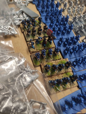 American Civil War 15mm miniatures set – Union & Confederates