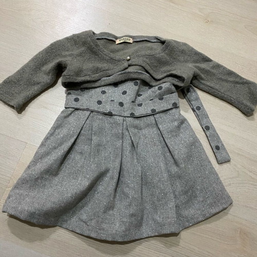 Dress and cardigan set 12-18 months like new