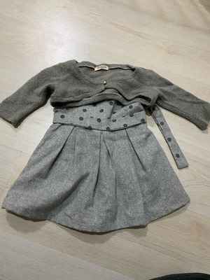 Dress and cardigan set 12-18 months like new