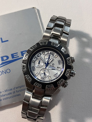 Breil Chrono 41mm silver like new