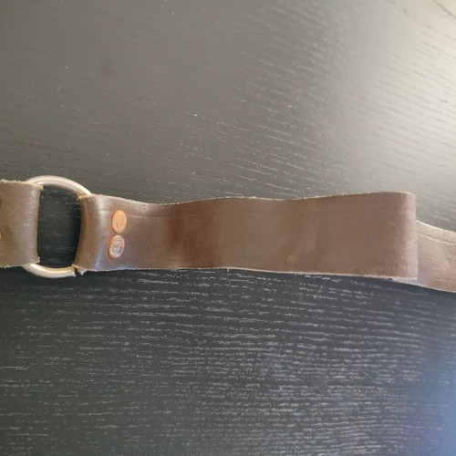 Scout belt used, vintage 60s-70s, leather, 74cm