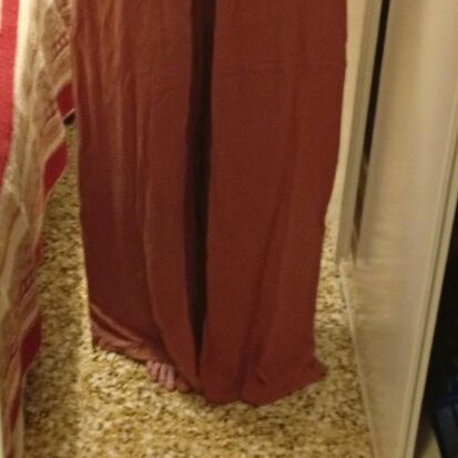 Namaste jumpsuit M pink strapless like new with detachable straps