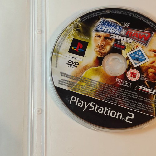 SmackDown vs Raw 2009 PS2 game