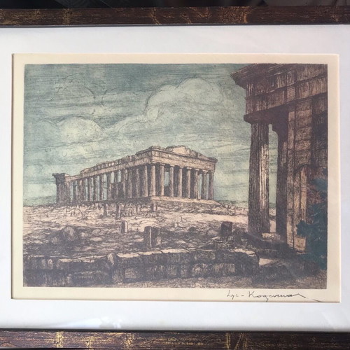 Engraving paintings like new, set of 2 pieces