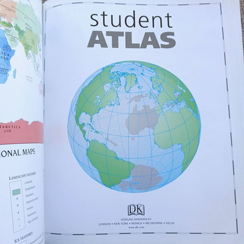 Student Atlas των DK editions σαν καινούργιο, αγγλική έκδοση