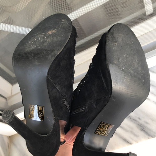Voi&Noi sandals used, size 36, black with heel