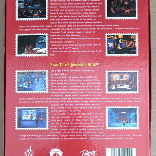 Star Trek 25th Anniversary + Judgment Rites PC CD-ROM like new