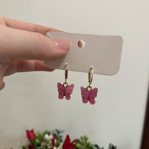 Butterfly earrings handmade