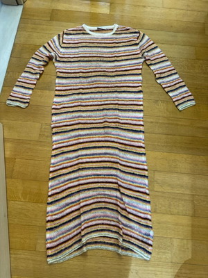 Zara knitted dress like new, size medium, multicolor