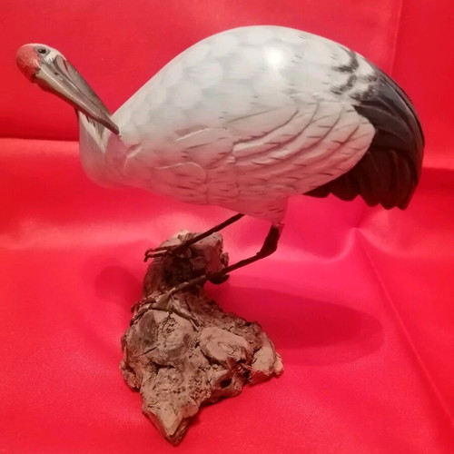 Wooden handmade birds like new, decorative
