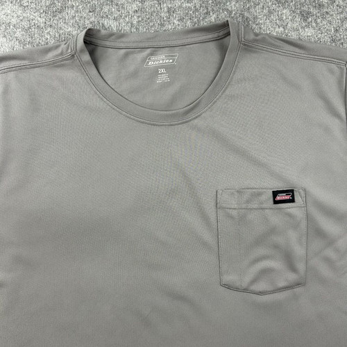 Dickies T-shirt men's 2XL grey with pocket